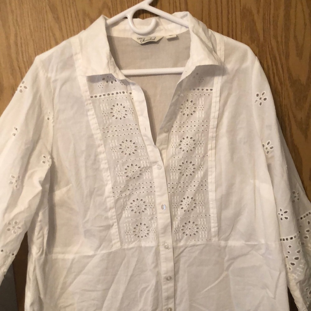 Preowned Cafe Marrahesh cotton blouse 1 X Excellent